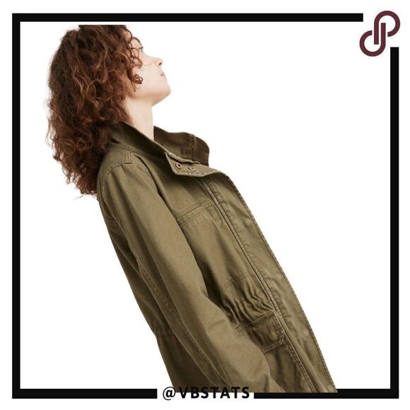 Madewell Dispatch Jacket in Size Small Color Army Green - Picture 2 of 9
